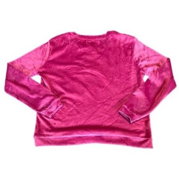 Juicy Couture Pink Label Emblem Embroidered Sweatshirt Retro Vintage Y2K S - Picture 2 of 7